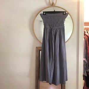 Forever 21 Linen smocked dress